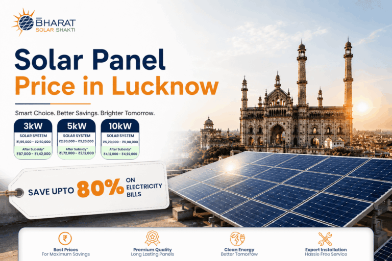 Solar Panel Price in Lucknow 2026: With & Without Subsidy